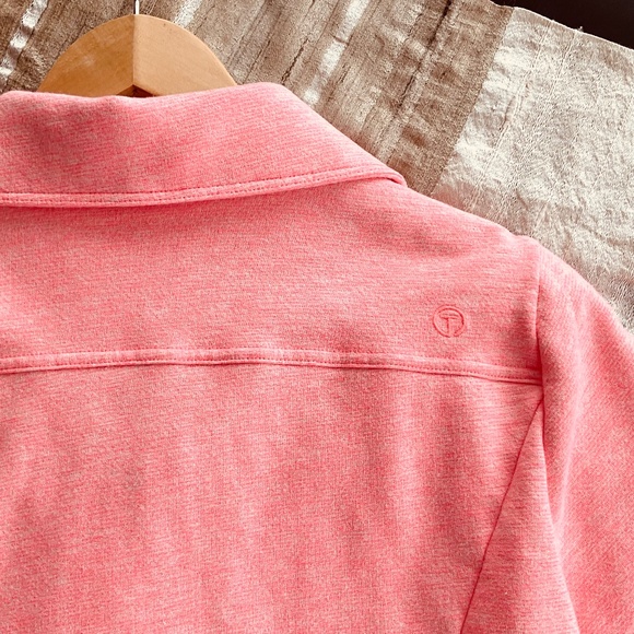 NWOT T for Talbots soft full zip jacket; Peachy-Pink, Small - Picture 8 of 12
